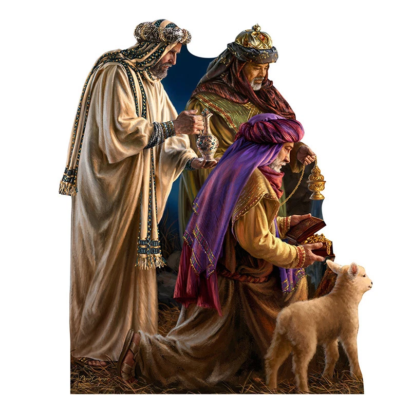 Advanced Graphics Three Wise Men Life Size Cardboard Cutout Standup - Dona Gels