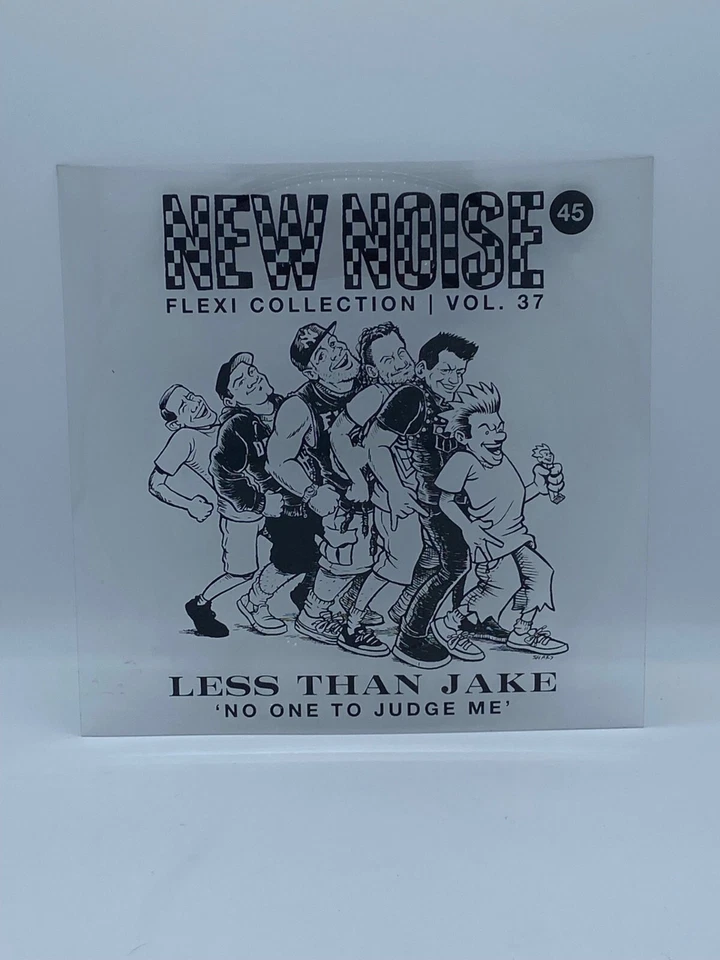 LESS THAN JAKE NO ONE TO JUDGE ME NEW NOISE MAGAZINE 7" FLEXI DISC NEW PUNK SKA - Image 1 of 1