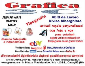 2500 biglietti da visita colori carta 300g - Foto 1 di 1