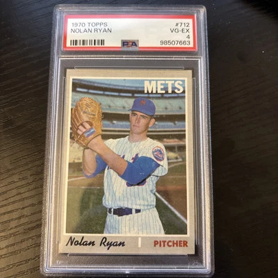 1970 Topps - High #712 Nolan Ryan Salón de la fama PSA 4 Foto 1 de 2