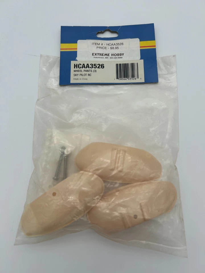HOBBICO FLYZONE - WHEEL PANTS (3) FOR SKY PILOT RC - #HCAA3526 - NOS - NIP - Image 1 of 2