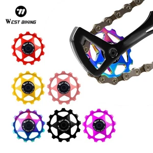 WEST BIKING Bicycle Rear Derailleur Jockey Wheel Bearing Bike Guide Pulley 1pcs - Picture 1 of 35