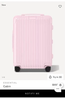 Bailarina Rimowa 83253751 Essential Cabin rosa Foto 1 de 2