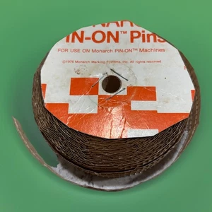Vintage Monarch Pin-On Pins~For Monarch Pin-On Machines~ Reg Steel PIns 1976 - Picture 1 of 4