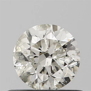 IGI CERTIFIED Triple Excellent Natural Diamond 4.7 mm Round 0.41 Ct J/I2 Grade - Picture 1 of 4