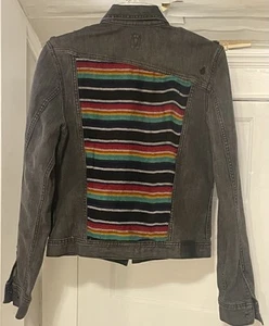 Volcom Boys Black Denim Trucker Jacket (see details) - Picture 1 of 6