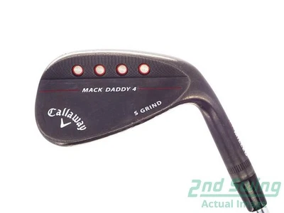 Callaway Mack Daddy 4 Black Wedge Pitching Wedge PW 46° Steel Stiff Right 35.5in - Image 1 of 4