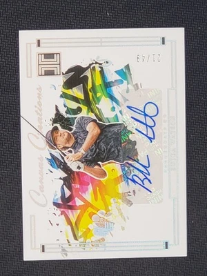 2024-25  Impeccable LIV GOLF Canvas Creations SILVER AUTO Bubba Watson #/49 🔥 - Image 1 of 2