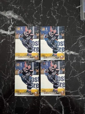 4x Ken Belanger 1997-98 Pacific Crown Collection RC Rookie Card Lot #351 - Image 1 of 4
