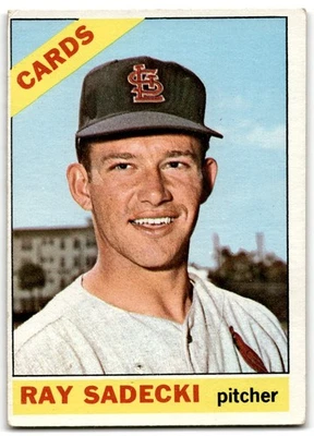 1966 O-Pee-Chee Ray Sadecki "RARE OPC SET BUILDER" in Mid-Grade" St. Louis - Image 1 of 2