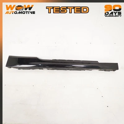 09-18 BMW F13 650I 640I LEFT DRIVER SIDE ROCKER MOLDING SKIRT PANEL BLACK OEM - Image 1 of 4