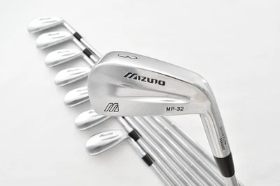 8PCS Mizuno MP-32 Iron Set 3-4-5-6-7-8-9-PW Dynamic Gold DG S200 Stiff RH Clubs - Image 1 of 4