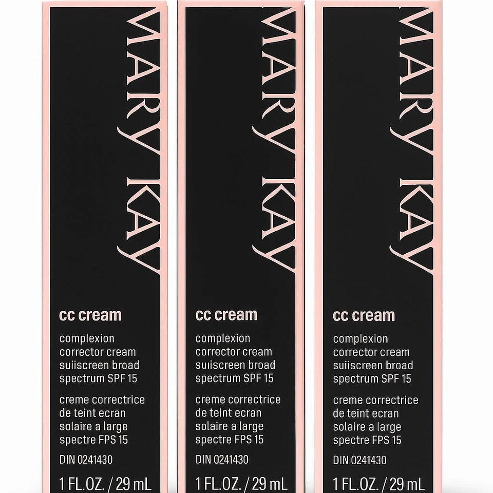 Mary Kay CC Crema Protector Solar Amplio Espectro FPS 15 - Ligero a Mediano - 1 fl oz Foto 1 de 1