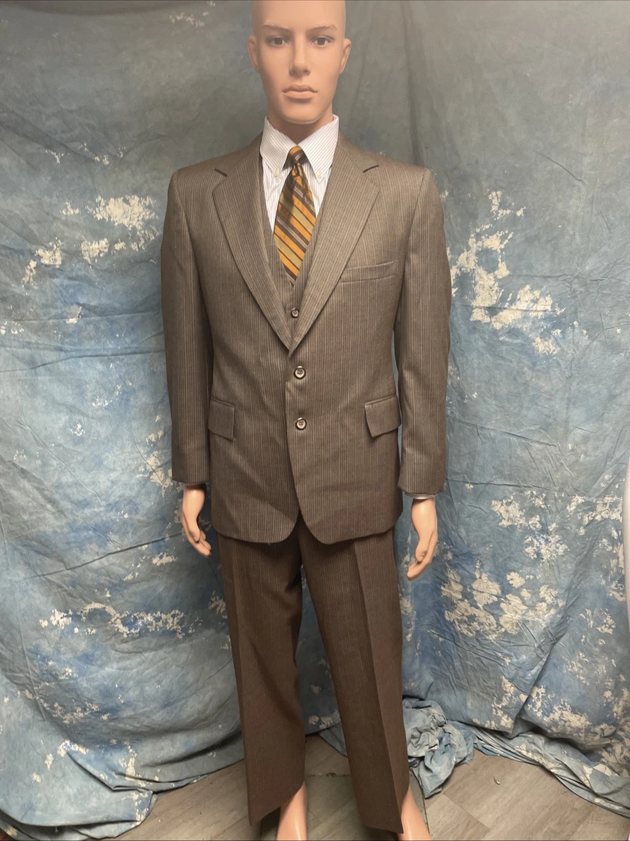 Vintage Three Piece Suit In Men's Vintage Suits for sale | eBay