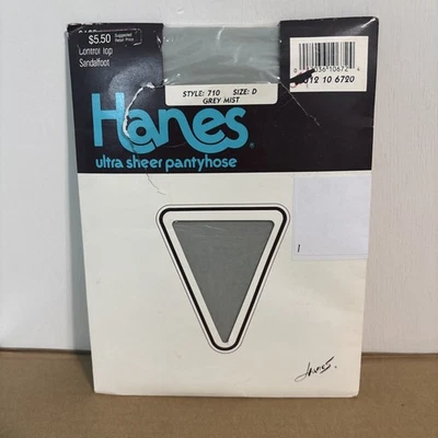 Pantimedias Hanes Ultra Transparentes Gris Niebla Talla D Sandalia Control Nuevo de Lote Antiguo Foto 1 de 4
