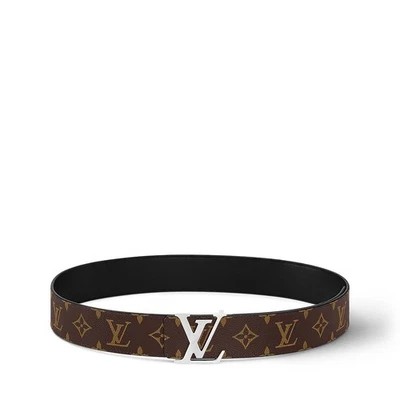 Louis Vuitton LV Inicial Cinturón Monograma Cuero para Hombre - Marrón (M9608) Foto 1 de 2