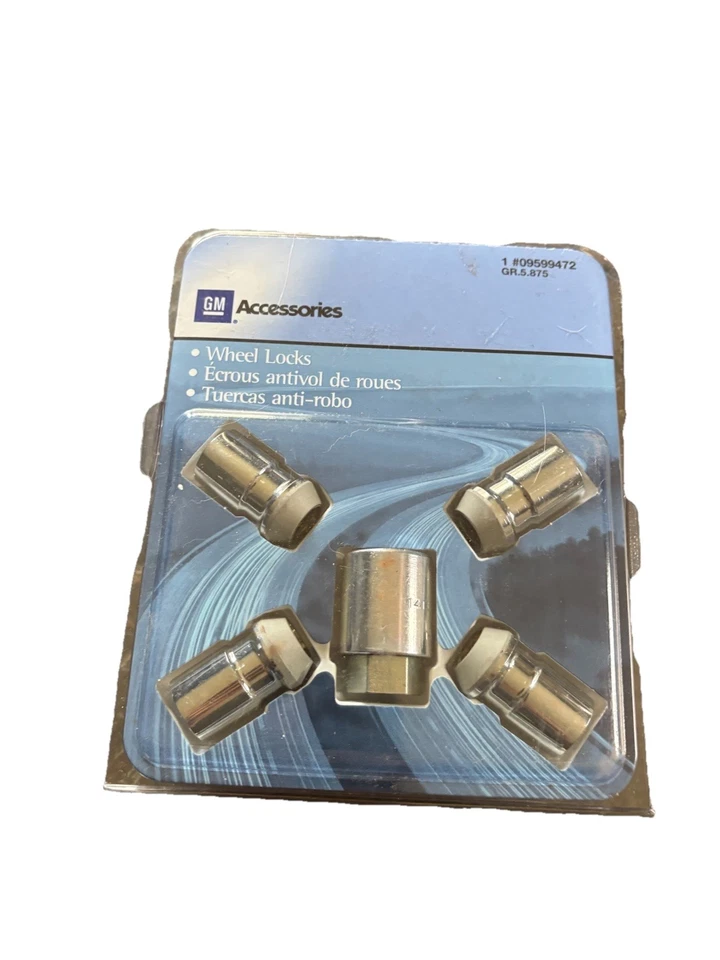 Nuevo juego de bloqueo de rueda OEM 2017-2023 Cadillac GMC Buick Chevrolet 9599472 Foto 1 de 1