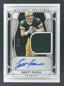 2024 Panini National Treasures Brett Favre Patch Auto /49 Packers - Picture 1 of 2
