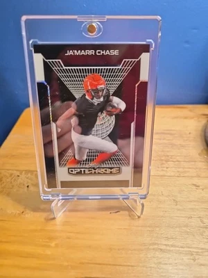 2025 Leaf Optichrome 1/1 Jamarr Chase #117 - Image 1 of 2