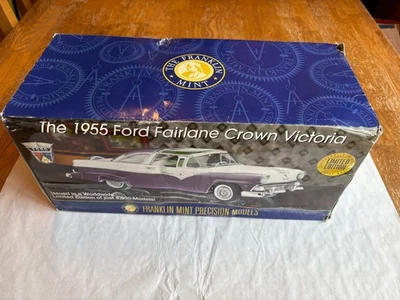 Edición limitada. Ford Fairlane Crown Victoria 1955 - escala 1:24 de Franklin como nuevo en caja Foto 1 de 4