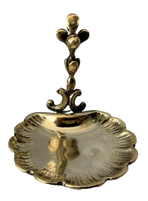 Plato vintage Buccellati 800 plateado miniatura con forma de carcasa con soporte  Foto 1 de 4