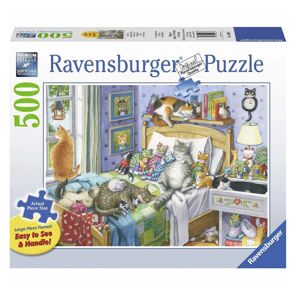 Ravensburger Cat Nap 500 Piece Large Format Puzzle NEW - image 1 of 1