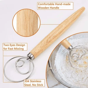 Danish Dough Whisk (with lame) - Picture 1 of 3