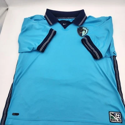 Camiseta de fútbol Tampa Bay Mutiny 1997/1998 ORIGINAL Nike de colección rara (M) Foto 1 de 4