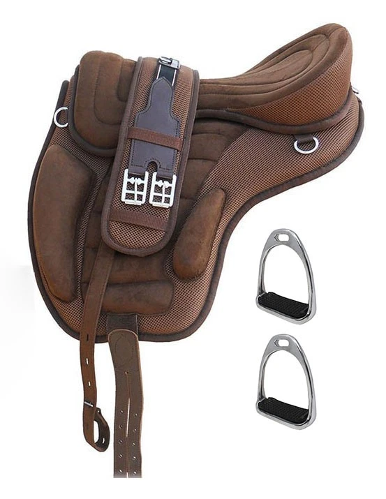 Estribos sintéticos sin árboles polo caballo inglés de 15" 80201BR Foto 1 de 1