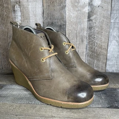 Mujeres Sperry Top-Sider Cuero Marrón Harlow Tobillo Chukka Botas Botines Talla 9 M Foto 1 de 4
