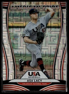 2020 Donruss #AP4 Asa Lacy / Clayton Kershaw American Pride Vector - Picture 1 of 2