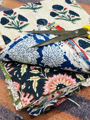 100 Pcs Mix Charm Pack Cotton Squares Patchwork Quilting Fabric Scraps 5x5" - Image 1 of 4