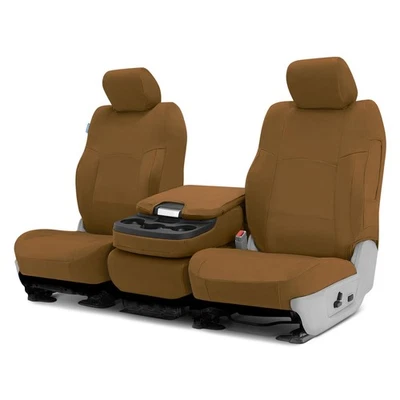For Dodge Ram 2500 99-02 Polycotton Drill 1st Row Tan Custom Seat Covers Foto 1 de 4