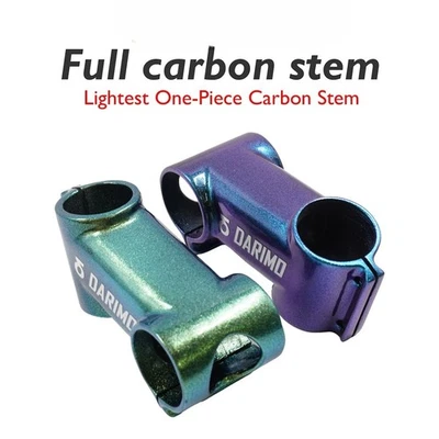  Carbon Fiber Stem Road/mtb Bike Stem Glossy 28.6mm, 6°/17° Bicycle Accessories  - Image 1 of 4
