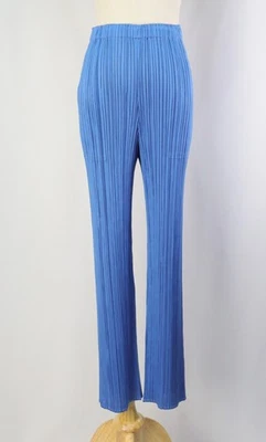 PLEATS PLEASE 蓝色裤子 ISSEY MIYAKE 172 9799 — 第 1/4 张图片