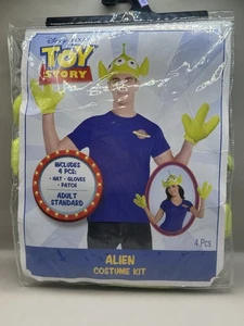 Adult Disney Toy Story Alien Costume Kit With Hat, Gloves And Patch - Picture 1 of 4
