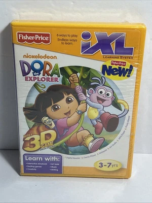 Fisher Price IXL Learning System Dora The Explorer Game Age 3-7 Years Brand New - Image 1 of 3