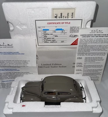 Ford Tudor Sedán Danbury Como Nuevo Edición Limitada 1:24 #2271/5000 Leer Foto 1 de 4