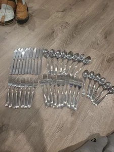 Cambridge Set Posate Argenteria Inox Cina 41 Pezzi Forchette Coltelli Cucchiai - Foto 1 di 5