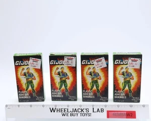 Lot of 4 GI Joe Plastic Adhesive Bandages Box of 7 Hasbro 1986 Band-Aid NEW - Picture 1 of 3