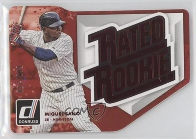 2016 Panini Donruss Rated Rookie Die-Cuts Red /299 Miguel Sano #RRDC1 RC - Image 1 of 2