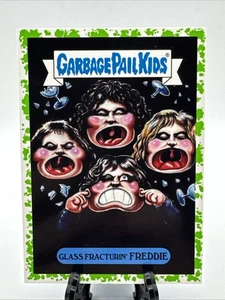 Garbage Pail Kids Glass Fracturin' Freddie 18a 2017 Battle of the Bands GREEN - Picture 1 of 2