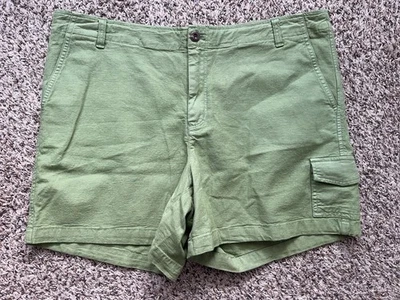 Pantalones Cortos J Crew Cargo Mujer 14 Verde 5" AR811 NUEVO Foto 1 de 4