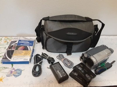 Paquete de videocámara digital Sony DCR-TRV260 videocámara probada funcionando Foto 1 de 4