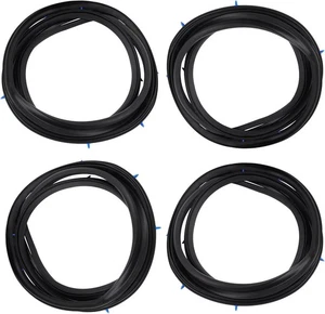 New Door Weather Strip Rubber Seal Kit Compat/ 2006-11 Civic4Door Sedan FastShip - Foto 1 di 5