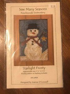 Sew Many Seasons, # SMS-101, Starlight Frosty Punchneedle Embroidery - New - Picture 1 of 3