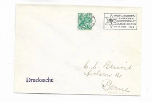 Schweiz / EU / 27 - I - 39 BASEL 2 Briefversand / Welt- u. Europa - / Eishockey - Bild 1 von 2