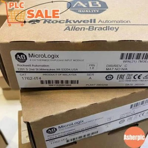 Factory Sealed AB 1762-IT4 SER A MicroLogix Themocouple/mV Module US Free Tax - Picture 1 of 6