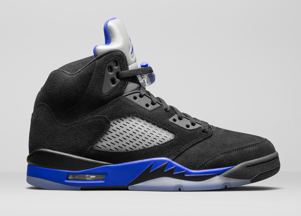 靴 Nike Air Jordan 5 Racer Blue 28.0 Air Jordan 5 Retro “Racer Blue” Black/Silver/Racer Blue
