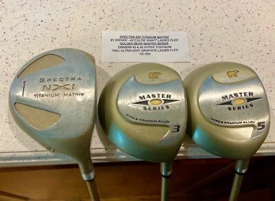 Drivers Golden Bear Master Series 3 y 5 / Northwestern Spectra #1 - Grafito Foto 1 de 4